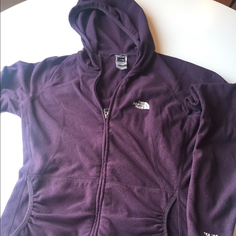 North Face women’s purple yoga hoodie